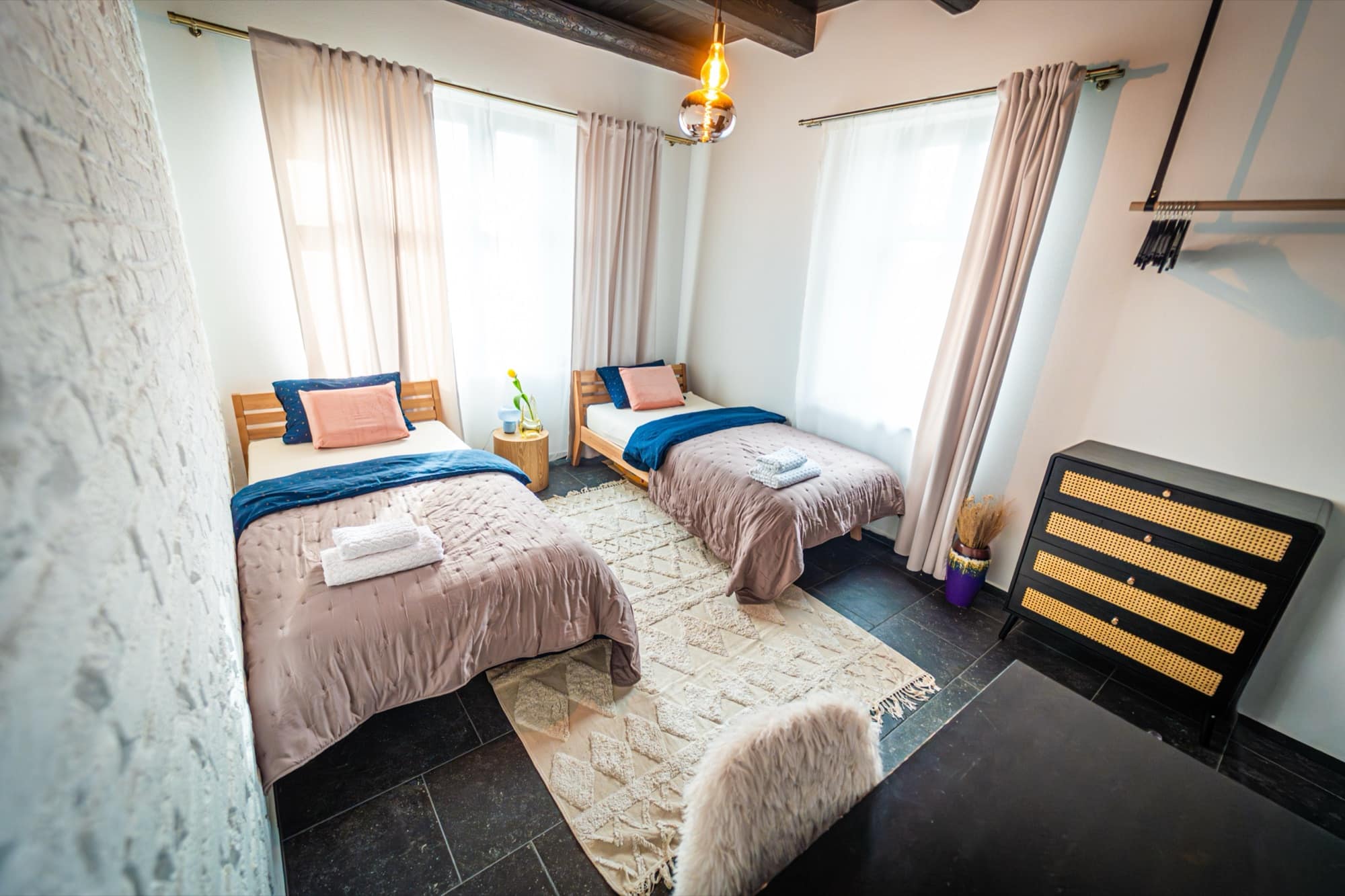 Interiér a zázemí apartmánu APIS